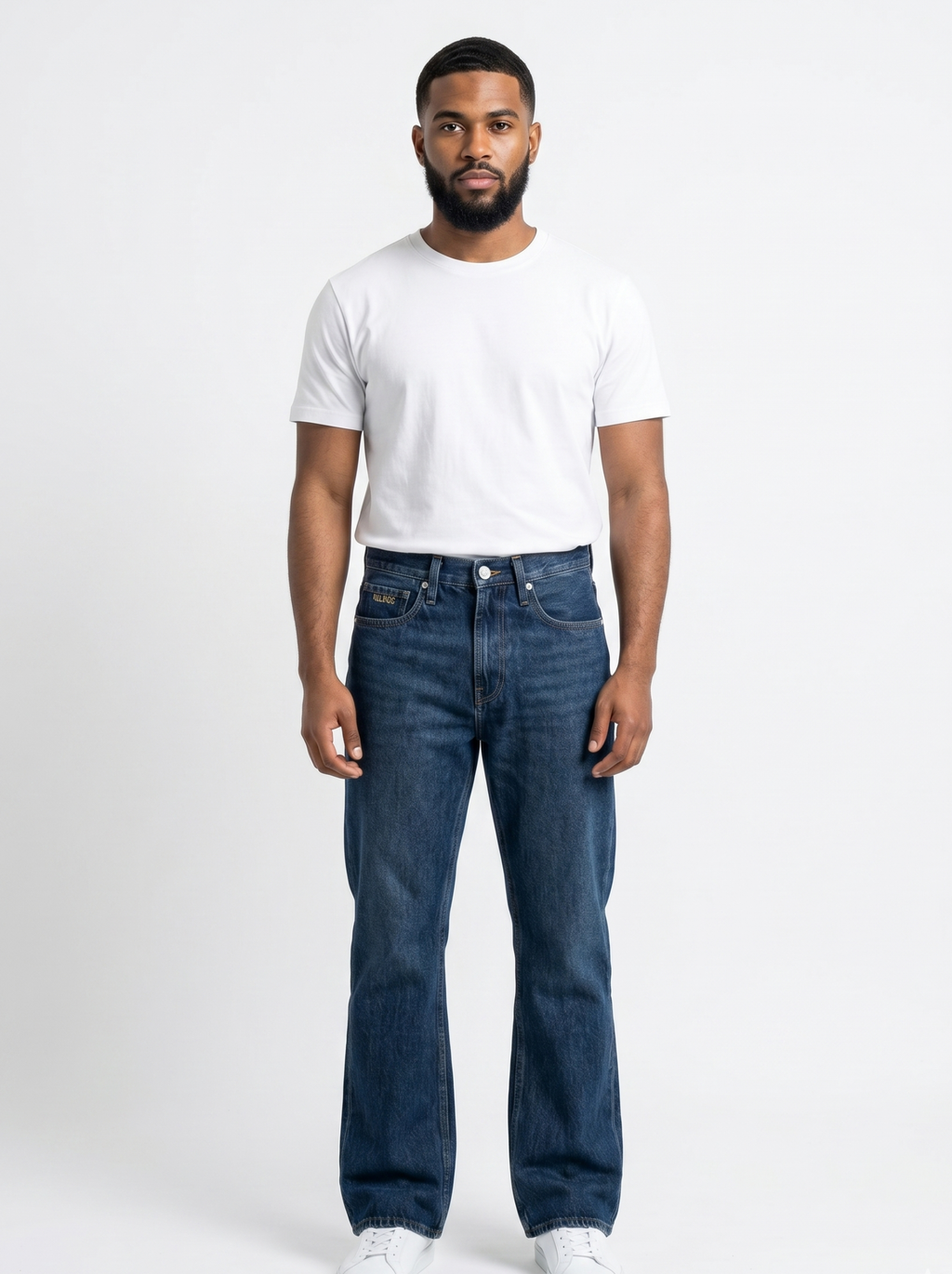Classic Blue Bootcut Jeans