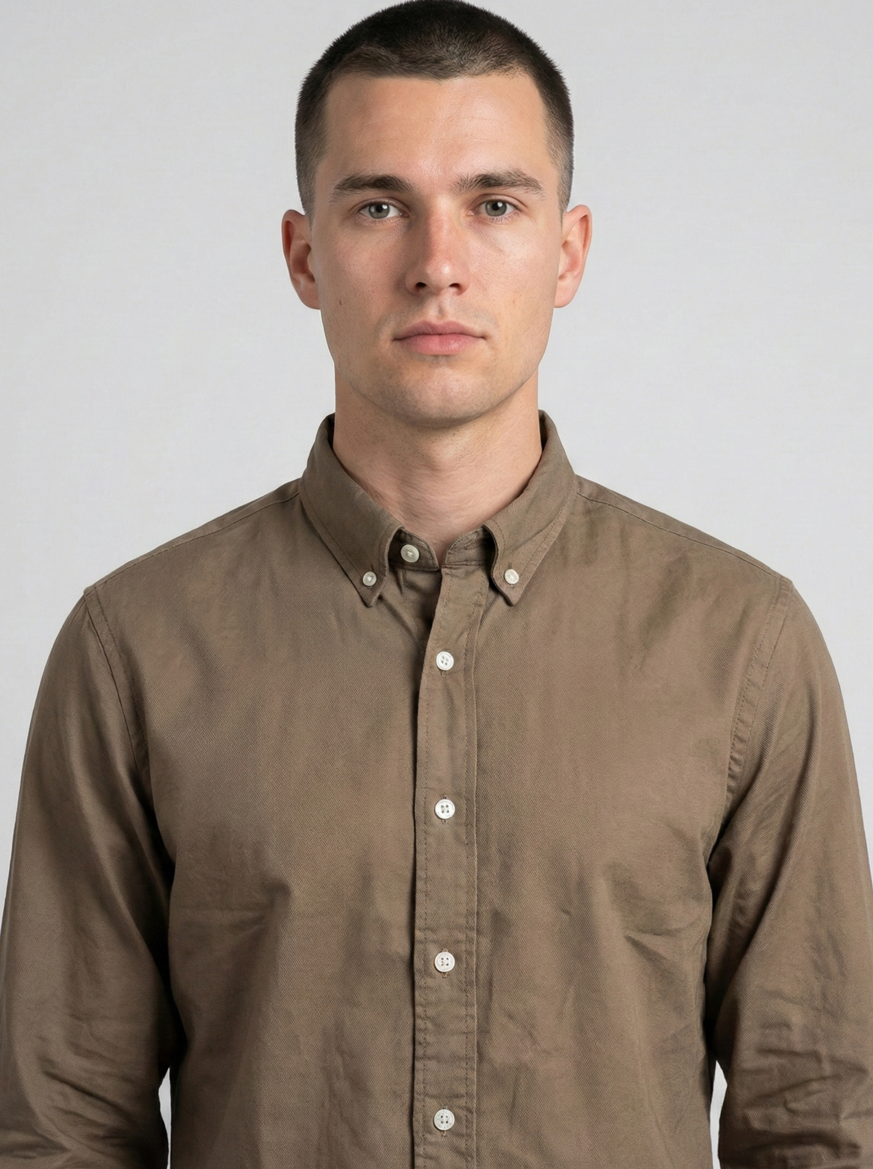 Light Brown Oxford Shirts