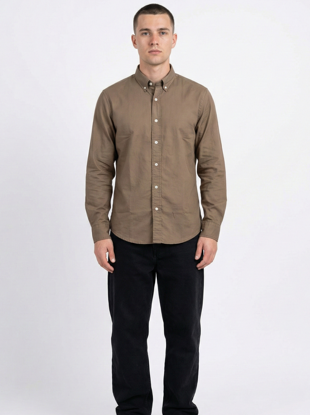 Light Brown Oxford Shirts