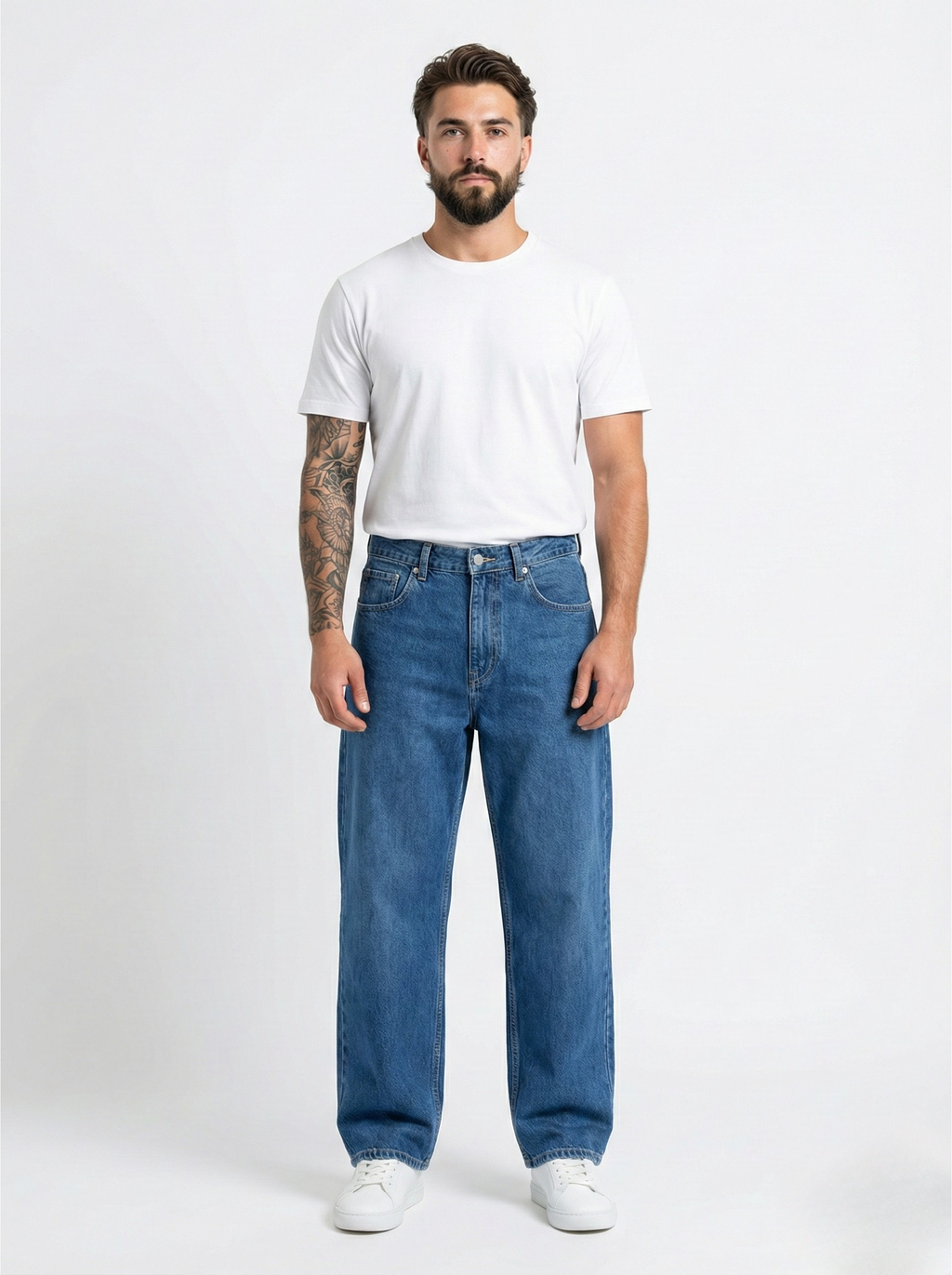 Blue Baggy Jeans