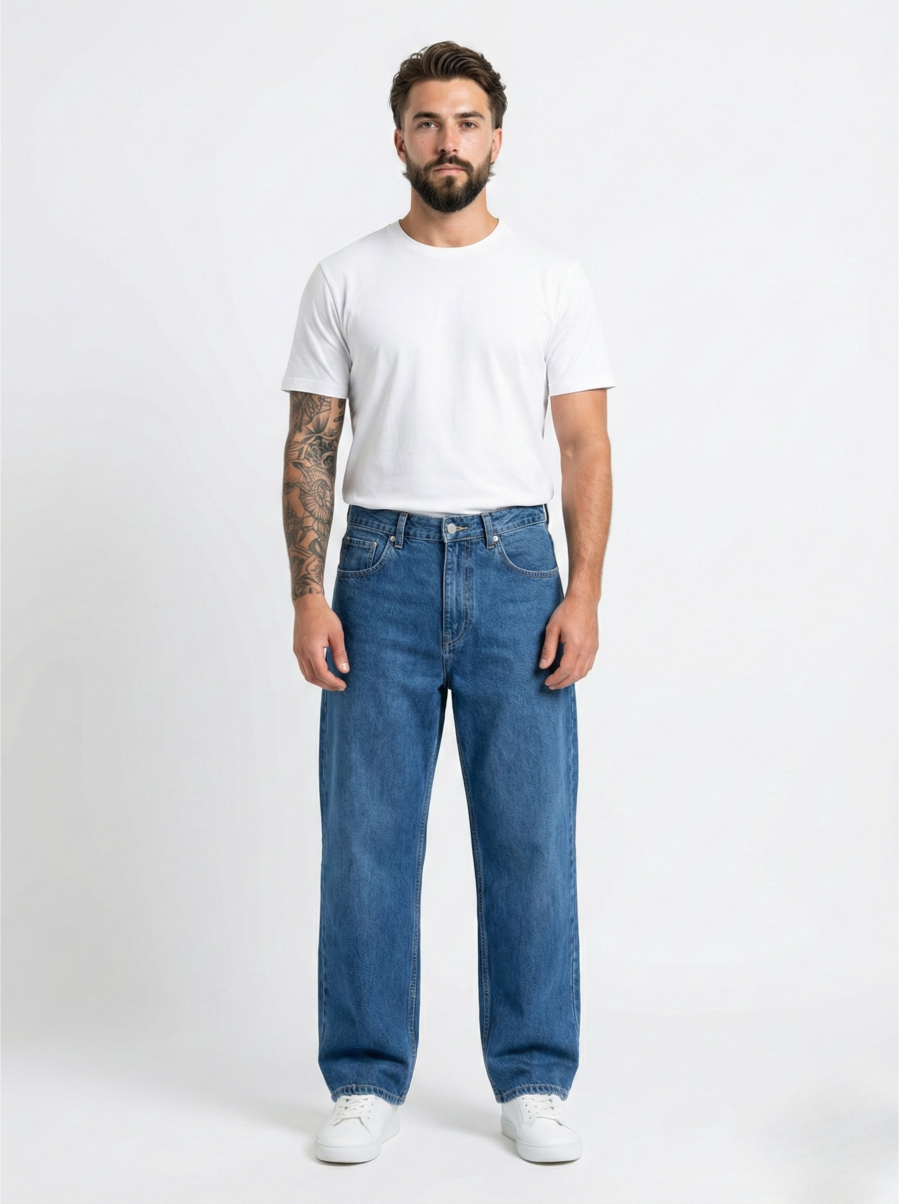 Blue Baggy Jeans