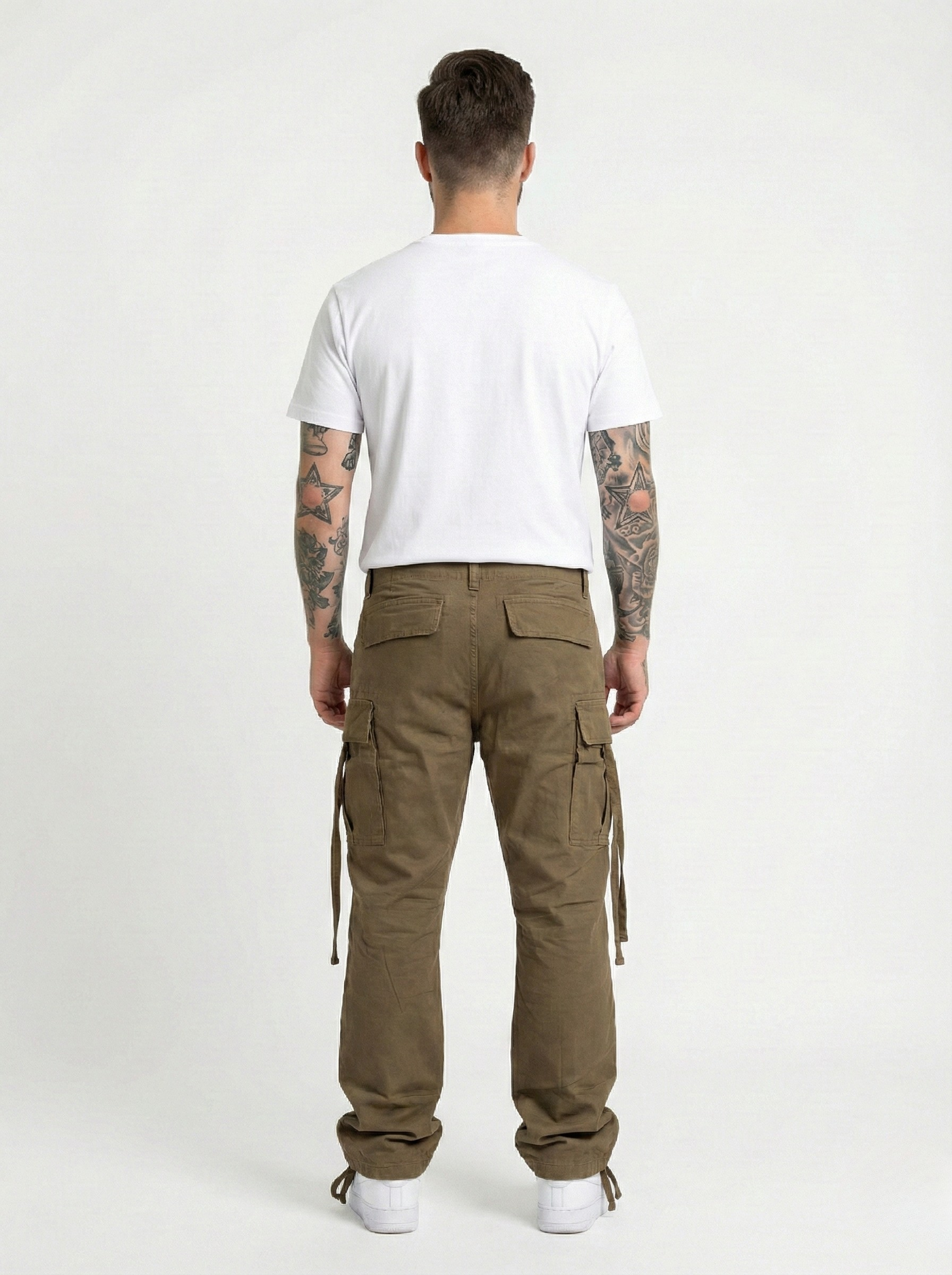 Tan Beige Cargo Pants