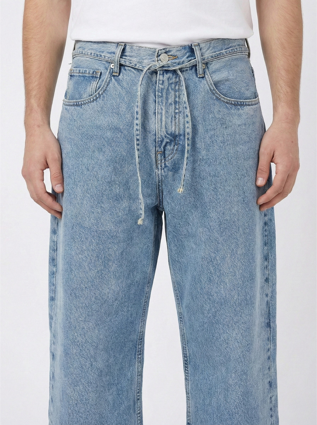 Sky Blue Baggy Jeans
