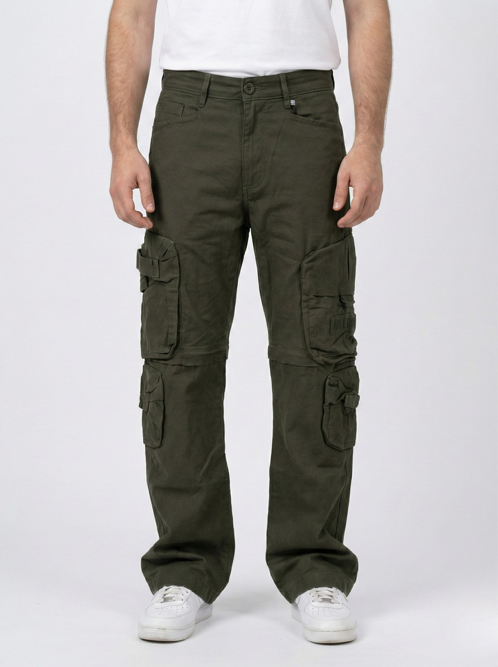 Dark Olive Cargo Pants