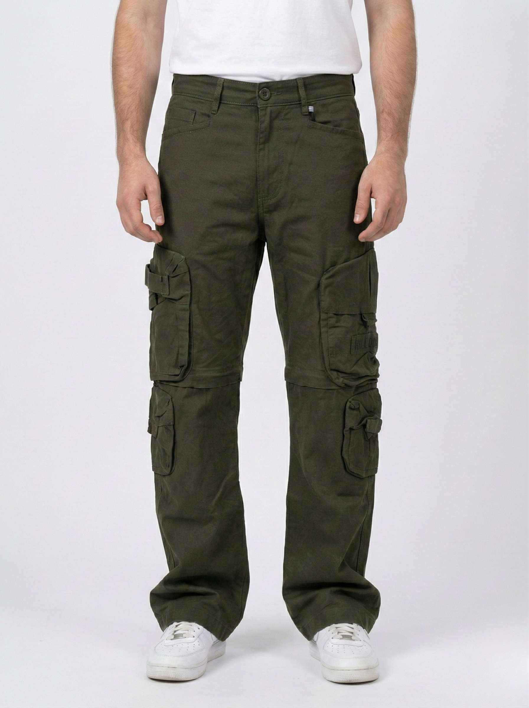 Dark Olive Cargo Pants