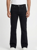 Black Bootcut Stretchable Jeans
