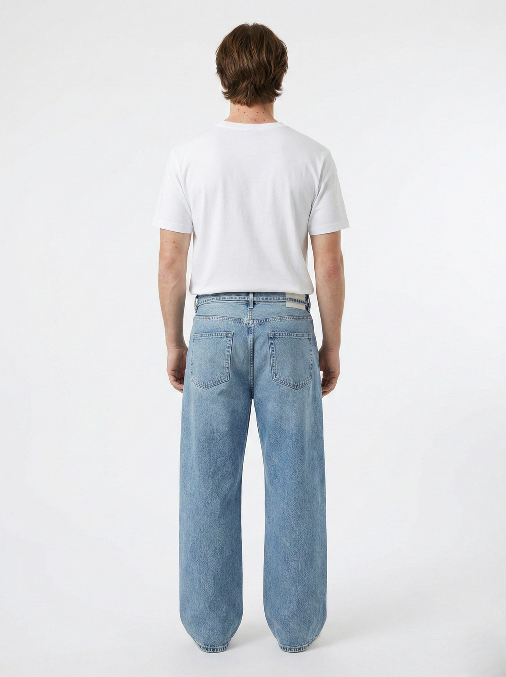Sky Blue Baggy Jeans