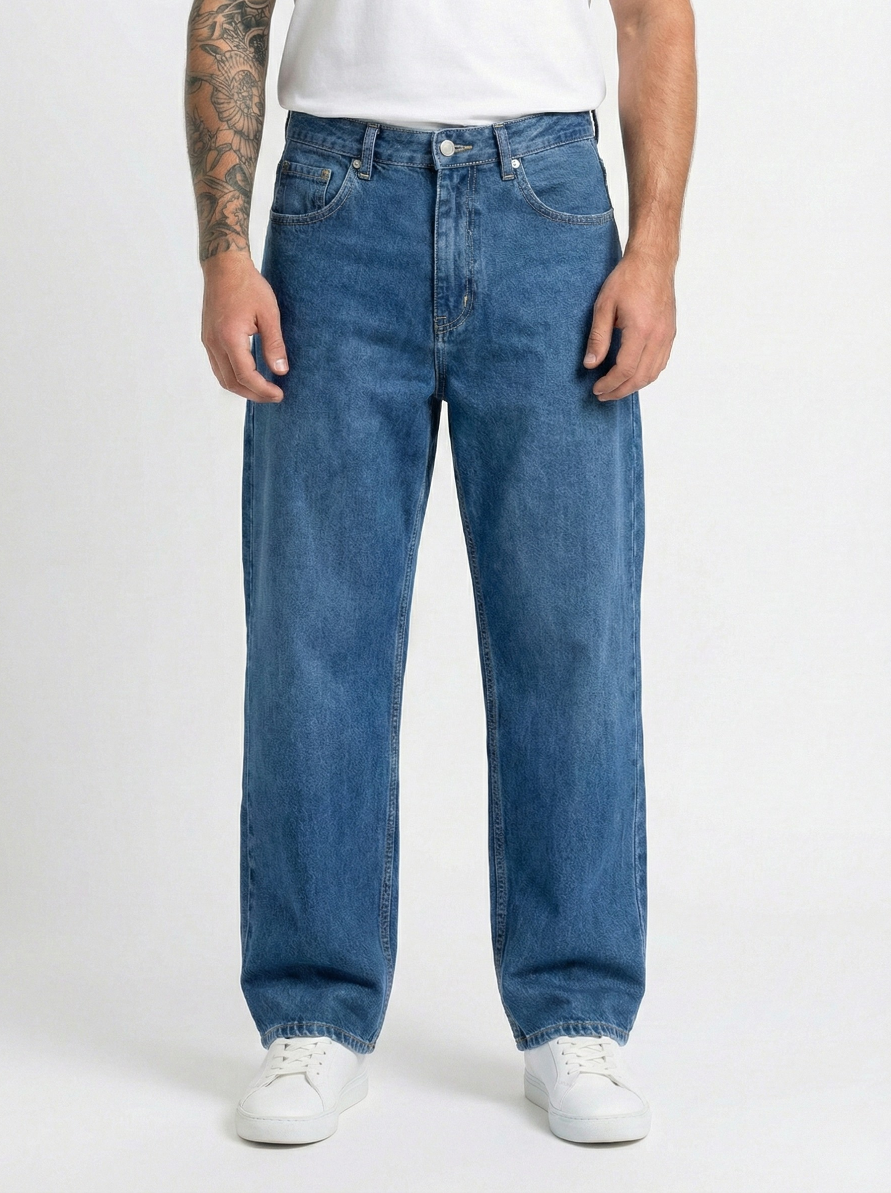 Blue Baggy Jeans