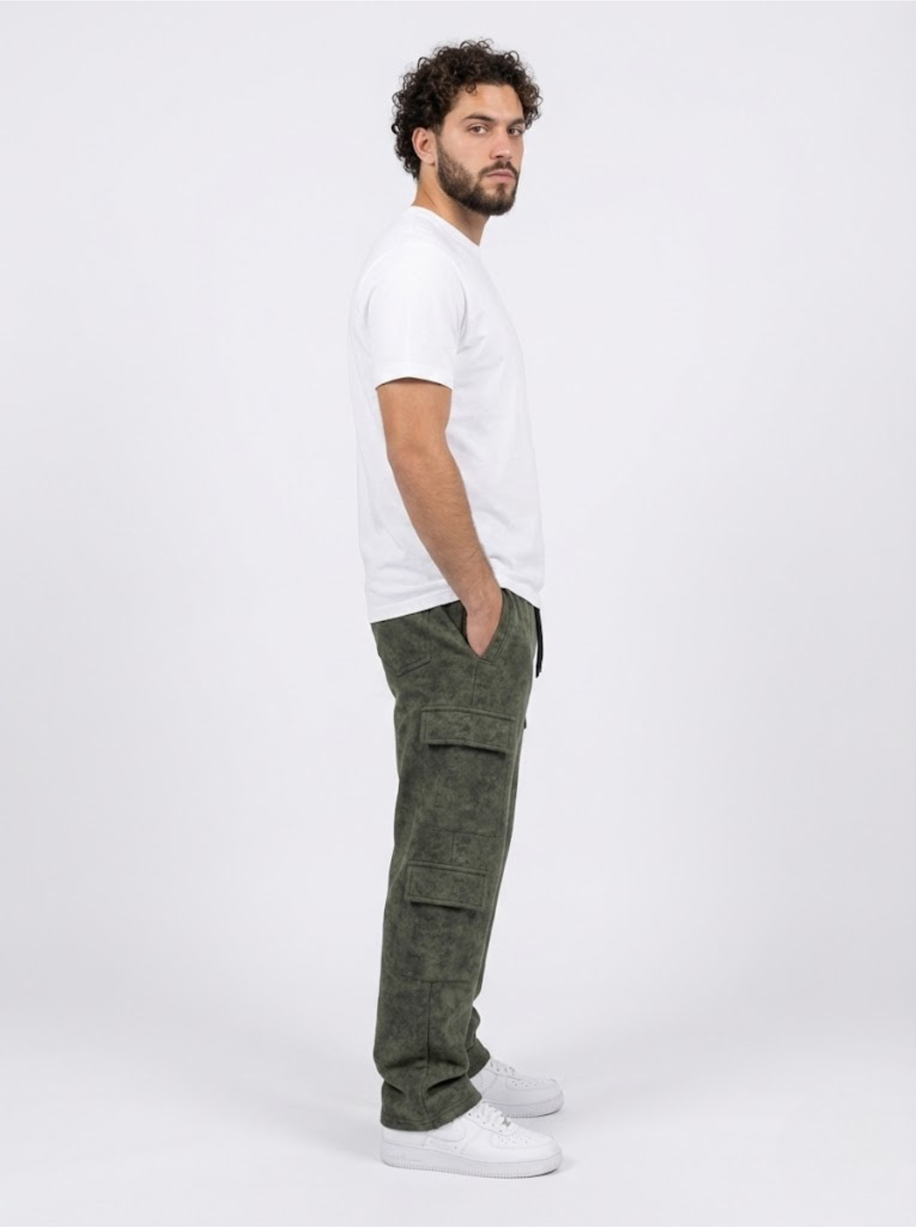 Green Cargo Fleece Lower
