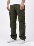 Dark Olive Cargo Pants