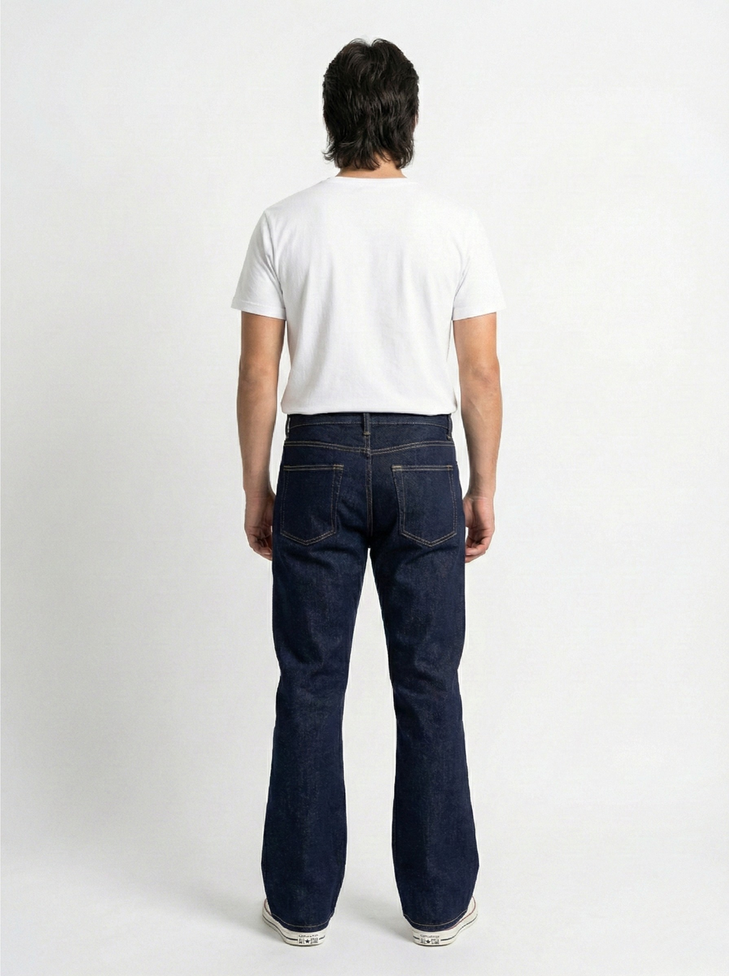 Blue Bootcut Jeans