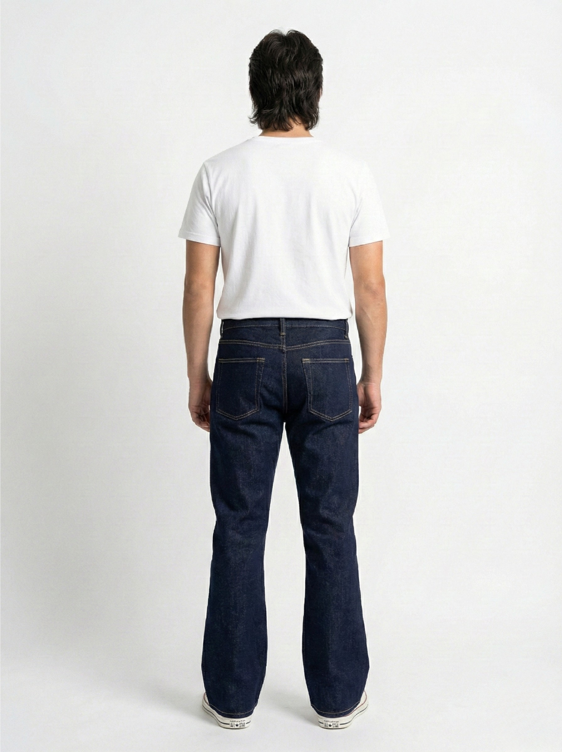 Blue Bootcut Jeans
