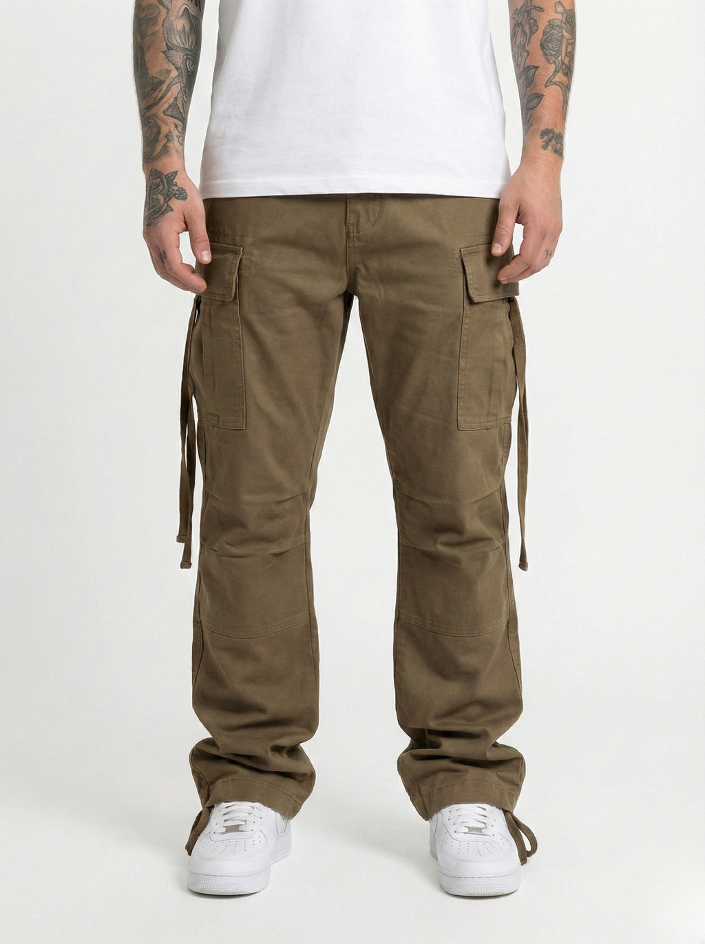 Tan Beige Cargo Pants
