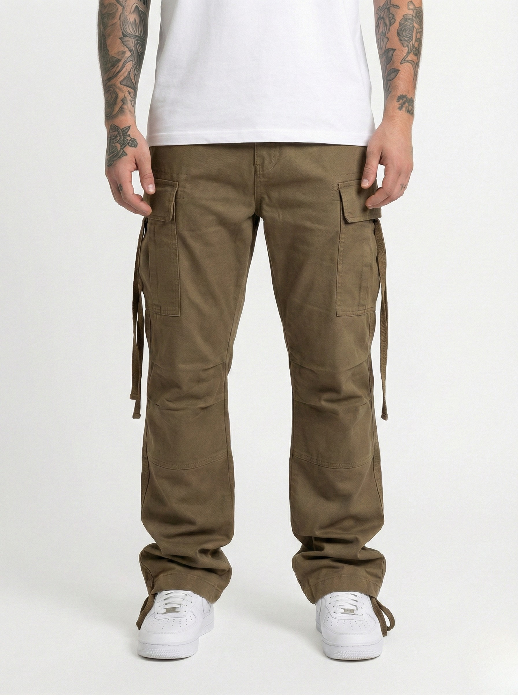 Tan Beige Cargo Pants