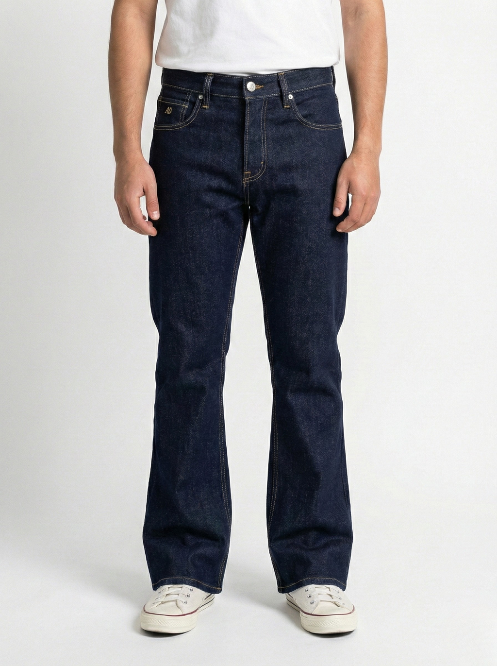 Blue Bootcut Jeans