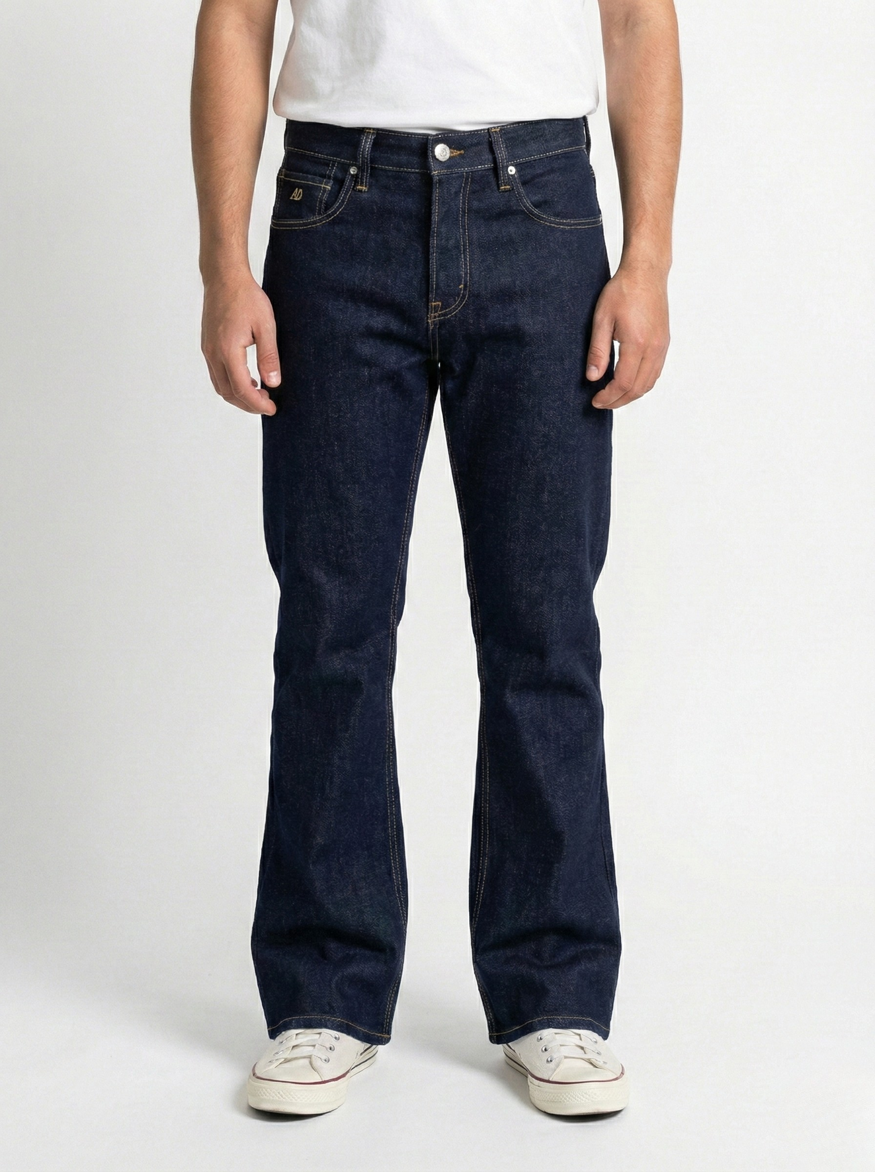 Blue Bootcut Jeans