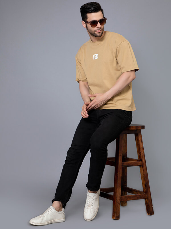 Hd FB camel oversized Tshirt