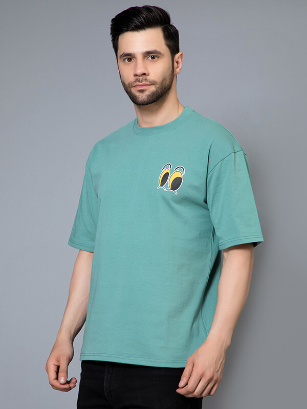 Hd mint eye oversized Tshirt