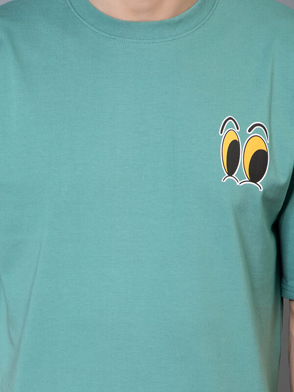 Hd mint eye oversized Tshirt