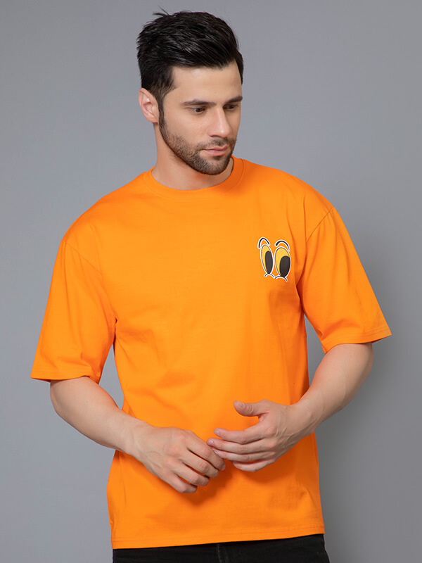 Hd orange eye oversized Tshirt