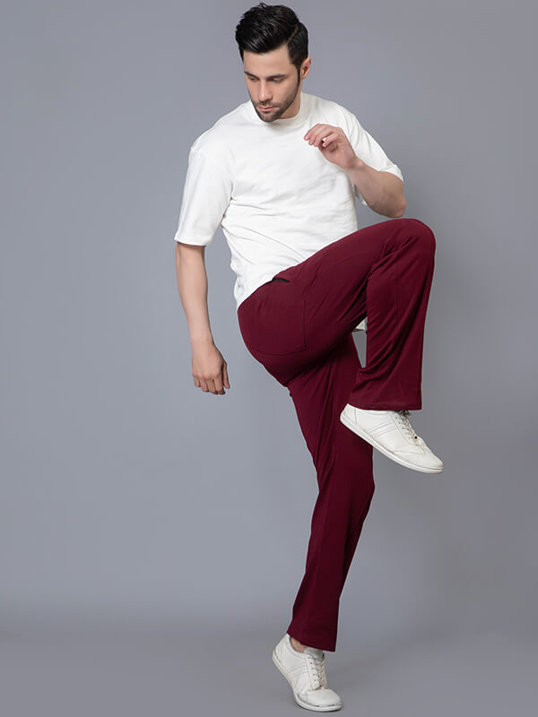Hd cotton wine trackpant